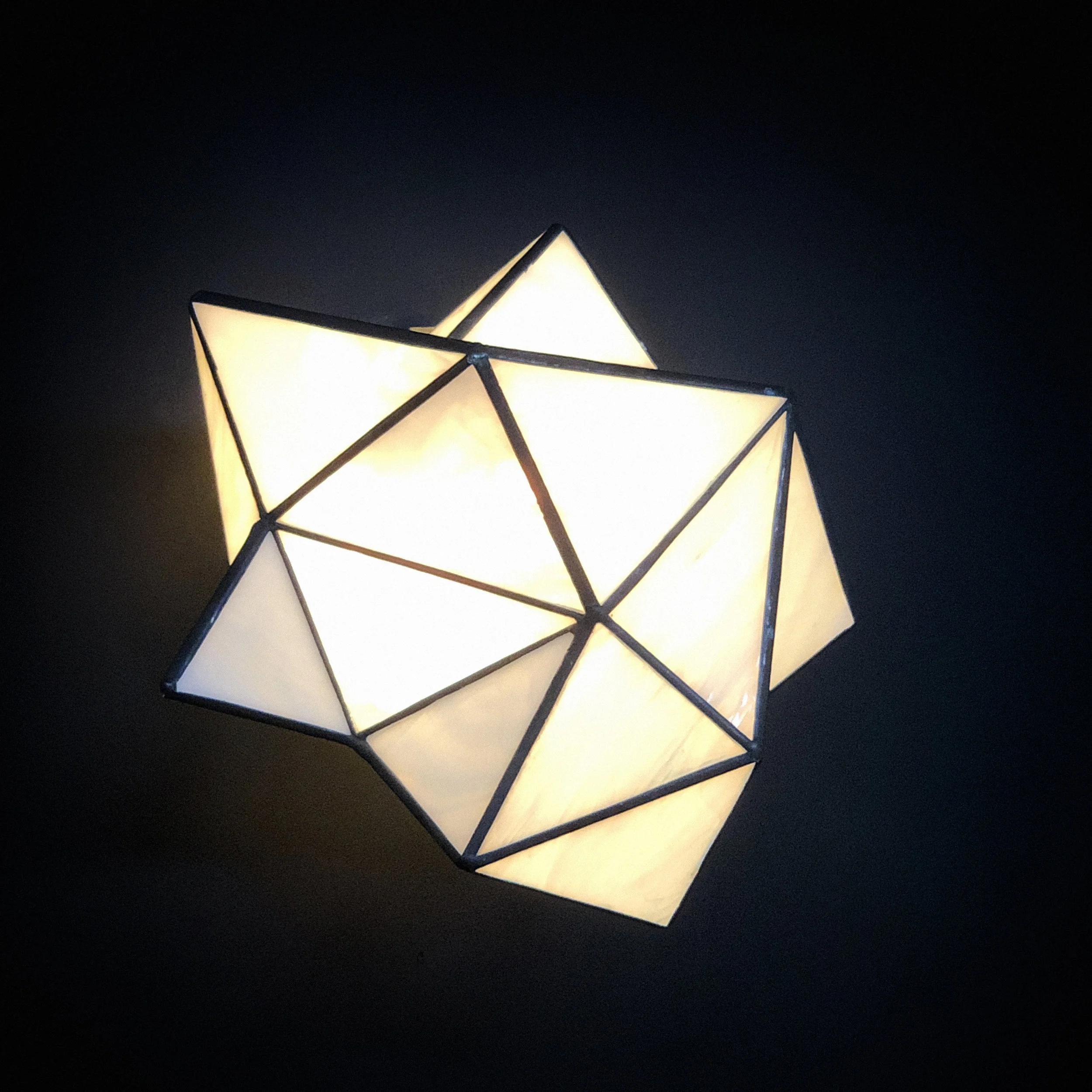 Geo Glass Cubic Sconce — Jason Koharik